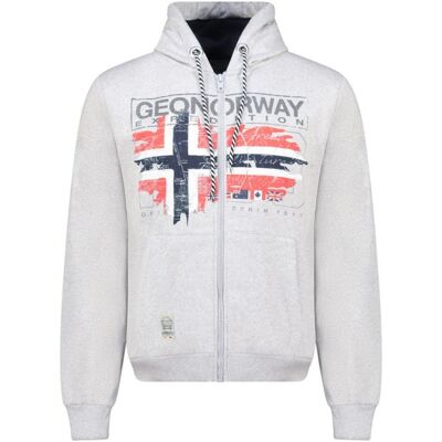 Inny producent Bluza Geographical Norway Grusty Blended DB 100 M WZ3084H/GN-Blended Grey Inny producent Bluza Geographical Norway Grusty Blended DB 100 M WZ3084H/GN-Blended Grey