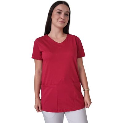 M&C Bluza Medyczna Bordowa Elastyczna Bawełna Roz. Xxl M&C Bluza Medyczna Bordowa Elastyczna Bawełna Roz. Xxl