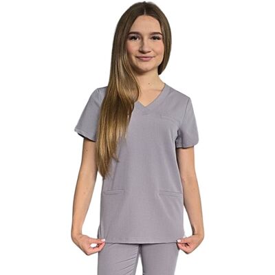 M&C Bluza medyczna ciemny szary basic premium roz. XXL M&C Bluza medyczna ciemny szary basic premium roz. XXL