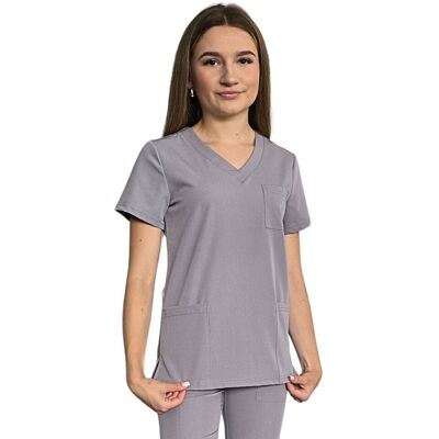 M&C Bluza medyczna ciemny szary casual premium roz. M M&C Bluza medyczna ciemny szary casual premium roz. M