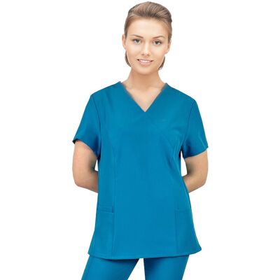 M&C Bluza medyczna elastyczna turkusowa Comfort Fit roz 3XL M&C Bluza medyczna elastyczna turkusowa Comfort Fit roz 3XL