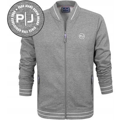 BLUZA Męska Bomberka Rozpinana bez Kaptura Ocieplana SZARA XXXL Pako Jeans BLUZA Męska Bomberka Rozpinana bez Kaptura Ocieplana SZARA XXXL Pako Jeans