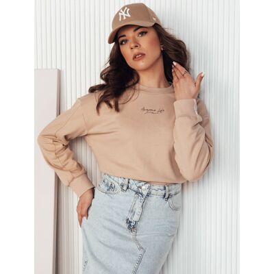 Bluza oversize damska AWIOL kremowa Dstreet BY1274-S Bluza oversize damska AWIOL kremowa Dstreet BY1274-S