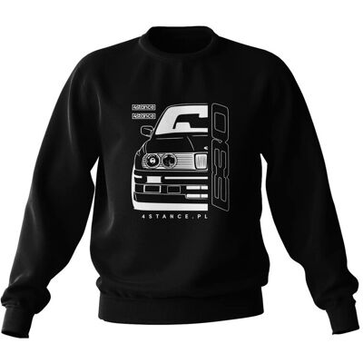 Inny producent Bluza przód BMW E30 czarna-3XL Inny producent Bluza przód BMW E30 czarna-3XL