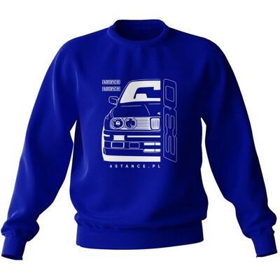 Inny producent Bluza przód BMW E30 niebieska-3XL Inny producent Bluza przód BMW E30 niebieska-3XL