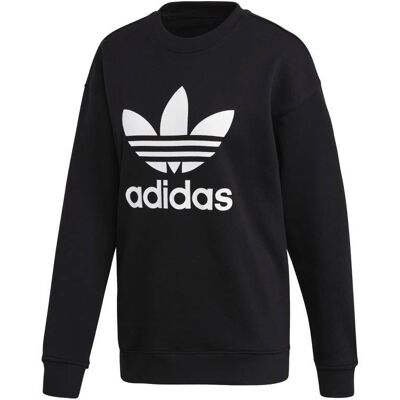 Bluza sportowa damska Adidas Originals Trefoil czarna - FM3272 - 36 Bluza sportowa damska Adidas Originals Trefoil czarna - FM3272 - 36