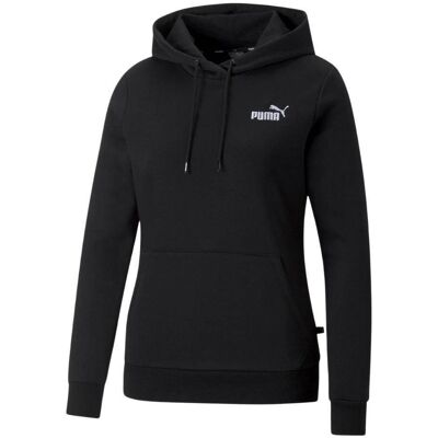 Bluza sportowa Damska Puma Ess+ Embroidery Hoodie Fl Czarna 670004 01-S Bluza sportowa Damska Puma Ess+ Embroidery Hoodie Fl Czarna 670004 01-S