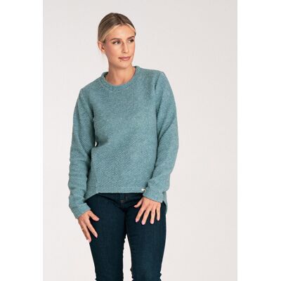 FIGL Bluza sweterkowa - sweter z wełną - sweter miętowy M1044 rozmiar M FIGL Bluza sweterkowa - sweter z wełną - sweter miętowy M1044 rozmiar M
