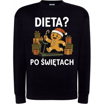 Szumila BLUZA ŚWIĄTECZNA DIETA PO ŚWIĘTACH ZABAWNY PIERNIK SUPER PREZENT ŚWIĘTA 3XL Szumila BLUZA ŚWIĄTECZNA DIETA PO ŚWIĘTACH ZABAWNY PIERNIK SUPER PREZENT ŚWIĘTA 3XL