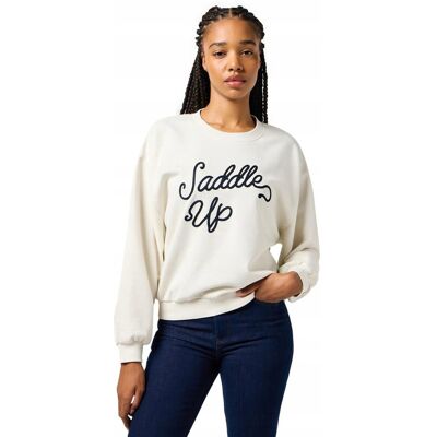 Bluza Wrangler OVERSIZED SWEAT 112364504 Vintage White XS Bluza Wrangler OVERSIZED SWEAT 112364504 Vintage White XS