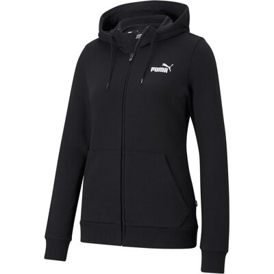 Bluza z kapturem damska Puma ESSENTIAL SMALL LOGO FULL-ZIP TR czarna 58681301-XS Bluza z kapturem damska Puma ESSENTIAL SMALL LOGO FULL-ZIP TR czarna 58681301-XS