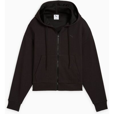 Bluza z kapturem damska Puma HER COMFORT CROP FULL-ZIP czarna 68505601 r XS Bluza z kapturem damska Puma HER COMFORT CROP FULL-ZIP czarna 68505601 r XS