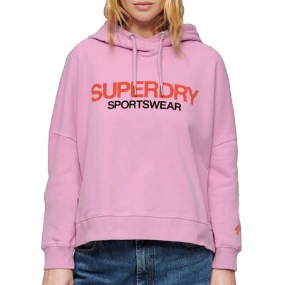 Superdry Bluza z kapturem Sportswear Logo Boxy Superdry Bluza z kapturem Sportswear Logo Boxy