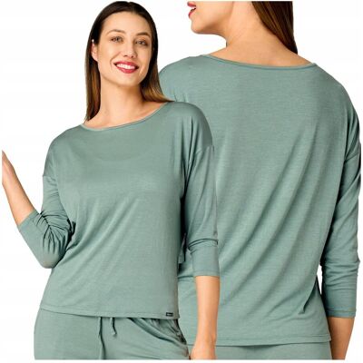 Inny producent Bluzka damska koszulka merino XL rękaw 3 4 luźna modal wygodna Key Inny producent Bluzka damska koszulka merino XL rękaw 3 4 luźna modal wygodna Key