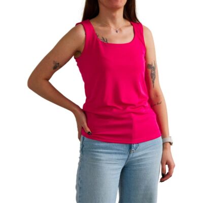 Bluzka damska Liu Jo Top Jersey bez rękawów różowa-XS Bluzka damska Liu Jo Top Jersey bez rękawów różowa-XS