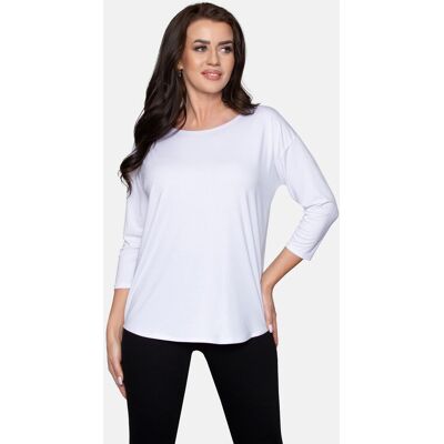 BABELL Bluzka damska oversize Camille biała XXL BABELL Bluzka damska oversize Camille biała XXL