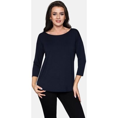 BABELL Bluzka damska oversize Camille granatowa M BABELL Bluzka damska oversize Camille granatowa M