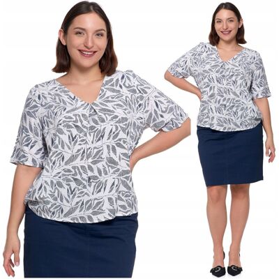 Bluzka T-Shirt Koszulka Damska Wiskozowa Luźna z Krótkim Rękawem S MORAJ Bluzka T-Shirt Koszulka Damska Wiskozowa Luźna z Krótkim Rękawem S MORAJ
