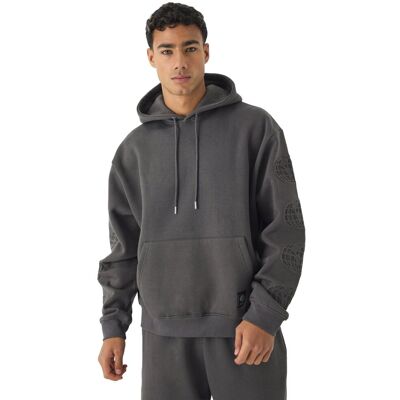 boohooman Mężczyzna Oversized Boxy Bluza z kapturem - Szary - L - Bluzy i bluzy z kapturem boohooman Mężczyzna Oversized Boxy Bluza z kapturem - Szary - L - Bluzy i bluzy z kapturem