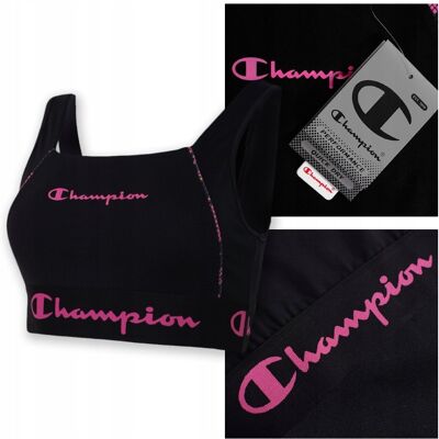 Champion Top Stanik Sportowy Square Neck Czarny Rozmiar S Champion Top Stanik Sportowy Square Neck Czarny Rozmiar S