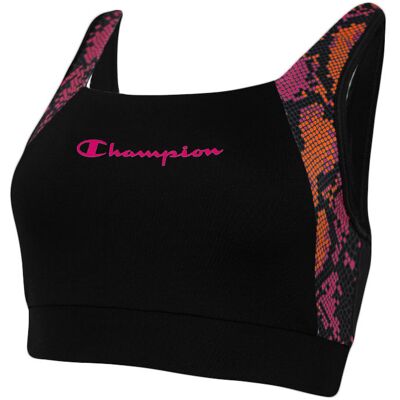 Champion Top Stanik Sportowy Square Neck Czarny Xs Champion Top Stanik Sportowy Square Neck Czarny Xs