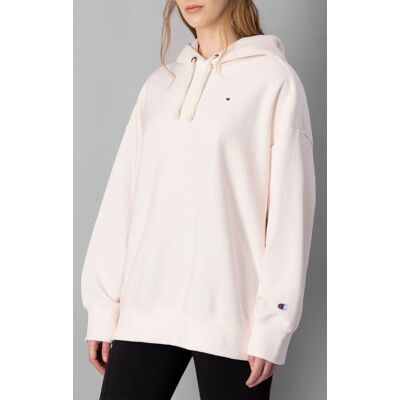 Champion Wmns Hooded Sweatshirt Small Logo Pink - S Champion Wmns Hooded Sweatshirt Small Logo Pink - S