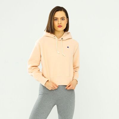 Champion Wmns Reverse Weave Cropped Hoodie Prairie Sunset - M Champion Wmns Reverse Weave Cropped Hoodie Prairie Sunset - M