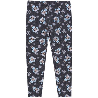 Ciemnoszare, Ocieplane Legginsy/Getry L.O.L. Surprise Ciemnoszare, Ocieplane Legginsy/Getry L.O.L. Surprise