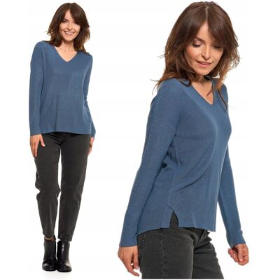 Cienki SWETER DAMSKI Luźny Dzianinowy z Wiskozą Elegancki Stylowy MORAJ XXL Cienki SWETER DAMSKI Luźny Dzianinowy z Wiskozą Elegancki Stylowy MORAJ XXL