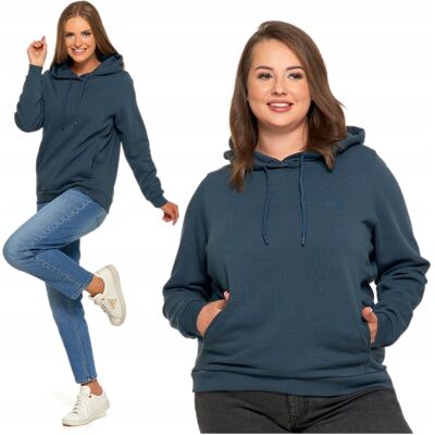 Ciepła BLUZA DAMSKA z Kapturem Dresowa Stylowa Klasyczna Gładka MORAJ XL Ciepła BLUZA DAMSKA z Kapturem Dresowa Stylowa Klasyczna Gładka MORAJ XL