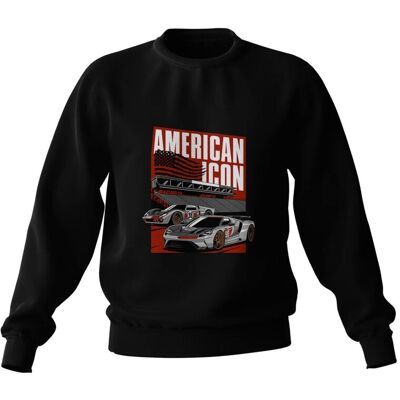 Inny producent Czarna bluza FORD GT40 American icon-3XL Inny producent Czarna bluza FORD GT40 American icon-3XL