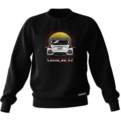 Inny producent Czarna bluza HONDA CIVIC FK7-3XL Inny producent Czarna bluza HONDA CIVIC FK7-3XL
