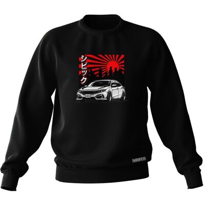 Inny producent Czarna bluza HONDA CIVIC FK8-3XL Inny producent Czarna bluza HONDA CIVIC FK8-3XL