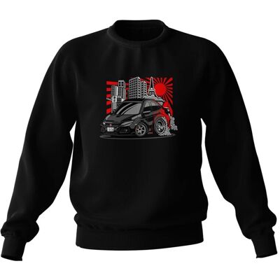 Inny producent Czarna bluza Honda Civic FK8-3XL Inny producent Czarna bluza Honda Civic FK8-3XL