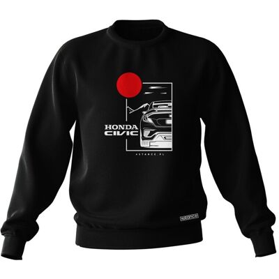 Inny producent Czarna bluza HONDA CIVIC IX-3XL Inny producent Czarna bluza HONDA CIVIC IX-3XL