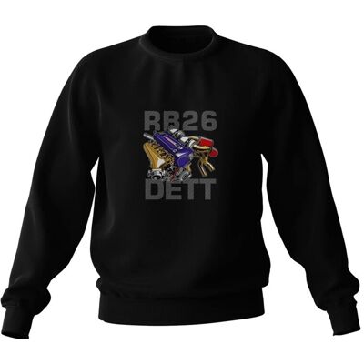 Inny producent Czarna bluza silnik RB26 DETT-3XL Inny producent Czarna bluza silnik RB26 DETT-3XL