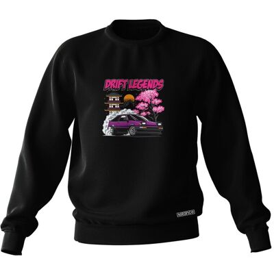 Inny producent Czarna bluza TOYOTA AE86 DRIFT-3XL Inny producent Czarna bluza TOYOTA AE86 DRIFT-3XL