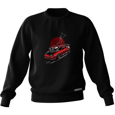 Inny producent Czarna bluza Toyota Supra mk4 Red Sun-3XL Inny producent Czarna bluza Toyota Supra mk4 Red Sun-3XL