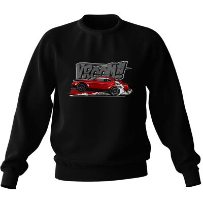 Inny producent Czarna bluza VROOM-3XL Inny producent Czarna bluza VROOM-3XL