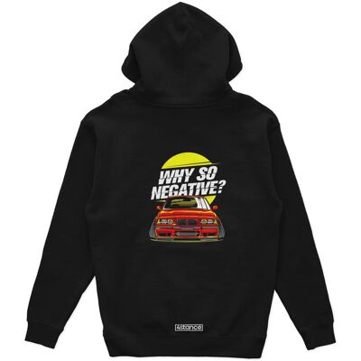 Inny producent Czarna bluza z kapturem BMW E36 WHY SO NEGATIVE?-M Inny producent Czarna bluza z kapturem BMW E36 WHY SO NEGATIVE?-M
