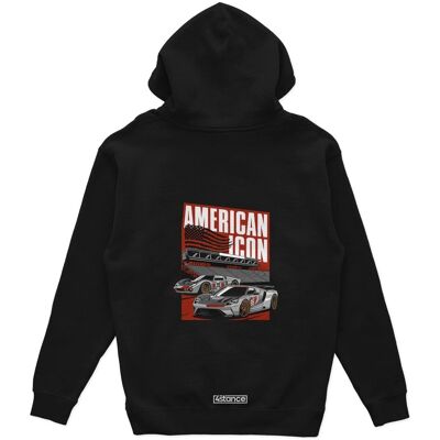 Inny producent Czarna bluza z kapturem FORD GT40 American icon-XS Inny producent Czarna bluza z kapturem FORD GT40 American icon-XS