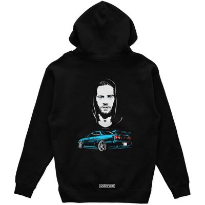 Inny producent Czarna bluza z kapturem PAUL WALKER Skyline-XS Inny producent Czarna bluza z kapturem PAUL WALKER Skyline-XS