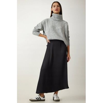 Inny producent CZARNA SPÓDNICA MAXI PROSTA Z PODSZEWKĄ 100% POLIESTER 42 5GA* Inny producent CZARNA SPÓDNICA MAXI PROSTA Z PODSZEWKĄ 100% POLIESTER 42 5GA*