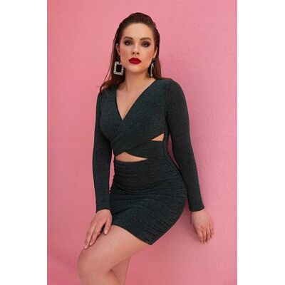 Inny producent CZARNA SUKIENKA MINI Z DŁUGIM RĘKAWEM I DEKOLTEM V 38 5GA* Inny producent CZARNA SUKIENKA MINI Z DŁUGIM RĘKAWEM I DEKOLTEM V 38 5GA*