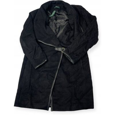 inna (Inny) Czarny wełniany płaszcz damski Lauren Ralph Lauren 2 XS inna (Inny) Czarny wełniany płaszcz damski Lauren Ralph Lauren 2 XS
