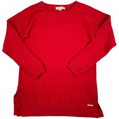 inna (Inny) Czerwony sweter damski gładki Michael Kors M inna (Inny) Czerwony sweter damski gładki Michael Kors M