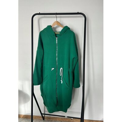 Inny producent Damska Bluza Długa Zielona Rozmiar Uniwersalny (42-48) *Made In Italy* Inny producent Damska Bluza Długa Zielona Rozmiar Uniwersalny (42-48) *Made In Italy*