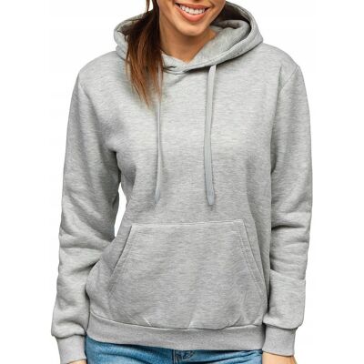 Inny producent Damska bluza dresowa kangurka z kapturem M szara Inny producent Damska bluza dresowa kangurka z kapturem M szara