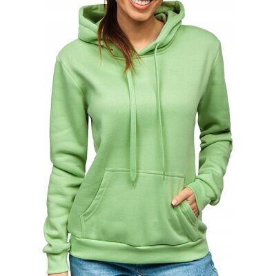 Inny producent Damska bluza dresowa kangurka z kapturem S miętowa Inny producent Damska bluza dresowa kangurka z kapturem S miętowa