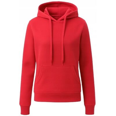 J STYLE Damska bluza dresowa ocieplana kangurka z kapturem XL czerwona 18 J STYLE Damska bluza dresowa ocieplana kangurka z kapturem XL czerwona 18